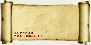 Jefimija Stefanović vizit kartica